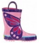 Rain Boots Kids' Reflective Printed Waterproof Rain Boots - Wings - C4116045X45 $51.02