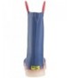 Rain Boots Kids' LED Light-Up Waterproof Rechargeable Rain Boots - Navy - CV12O3VG95N $76.13