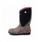 Rain Boots Whipper Stomper - Unisex Little/Big Kids' Classic Waterproof Rubber Neoprene Rain Boots - Paisley Print - CD18G0LG...