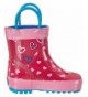Rain Boots Kids' Cherish Rain Boot - Bright Rose - C412J34EZRT $57.11