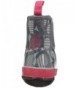 Rain Boots Kids' Amanda Slip ON Multi DOT Rain Boot - Dot Print/Gray/Multi - CX184AHY8SK $66.77