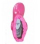 Rain Boots Children's Rain - Mud & Snow Boots with The Extra Long Protective Cuff - Hot Pink - CM17YHQ4KLT $40.19
