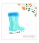 Rain Boots Sunny Kid's Girl's Ankle Flat Jelly Rain Boots Blue - CR12BJW5I7J $29.51