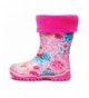 Rain Boots 220 Waterproof Wellington Kids rain and Garden Boots for Girls/Boys/Kids/Childrens - Kittens on Pink - CG18H6IZ2Q4...