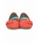 Rain Boots Paroya Suede Bow Embellishment Mary Jane Ballerina Flat (Toddler) AE01 - Coral Faux Suede - C1182IUW0UN $36.22