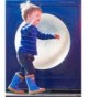 Rain Boots Kids Rain Boots with Easy-On Handles - Blue - Orange & Aqua - 3Y US Big Kid - CQ184IGNERU $33.93