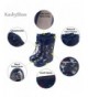 Rain Boots Kids' Non-Slip Rain Boots Waterproof Kids Rainboots - Navy - Skull - CC186G3T22K $29.82