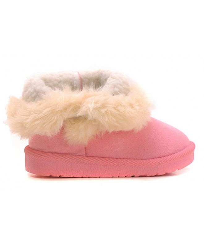 Girls Boys Warm Winter Flat Shoes Bailey Button Snow Boots(Toddler ...