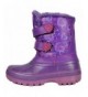 Snow Boots Boys & Girls Toddler/Little Kid/Big Kid Faux Fur-Lined Ankle Winter Snow Boots - Purple-d - CY185M0YDLK $47.56