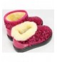 Snow Boots Boy's Girl's Warm Winter Sequin Waterpoof Outdoor Snow Boots - Pink - CP120F7SVEL $29.05