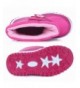 Snow Boots Fantiny Winter Snow Boots for Boy and Girl Outdoor Waterproof with Fur Lined(Toddler/Little Kids) - Pink12 - CB18D...
