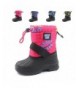 Snow Boots Unisex Cold Weather Snow Boot (Toddler/Little Kid/Big Kid) Many Colors - Pink Flowers - CJ17YLAHAUZ $39.23