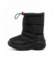 Snow Boots Boys Girls Winter Snow Boots 100% Waterproof Warm Anti-Slip Mid Calf for Little Kids - Big Kids - Black - C318KO35...