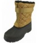 Snow Boots Quilted Snow Boot - Brown - CP18KHNN3LA $30.95