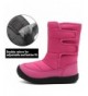 Snow Boots Boy's Girl's Snow Boots Fur Lined Winter Outdoor Slip On Shoes Boots - Dt.pink - C118IRHGIEG $45.68