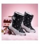 Snow Boots Outdoor Waterproof Booties Weather - Snow Black - C5187IWM30A $40.99