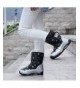 Snow Boots Outdoor Waterproof Booties Weather - Snow Black - C5187IWM30A $40.99