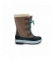 Snow Boots Leather Waterproof Comfortable - Taupe - CC18I07NNZ9 $72.26