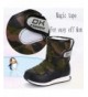 Snow Boots Girls Boys Snow Boots Outdoor Warm Winter Boot Lightweight (Toddler/Little Kid/Big Kid) - Green - CH18LQ0KL0I $43.26