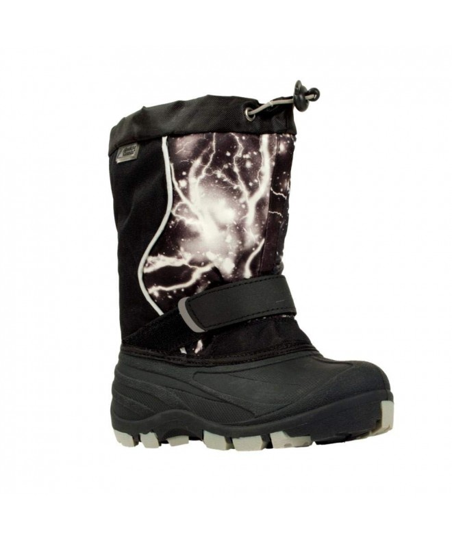 Snow Boots Children's Lightbolt- - Black - CT187IAC2D5 $83.25