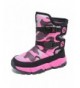 Snow Boots Snow Boots for Boys and Girls Waterproof Warmth Outdoor Winter Shoes - Rosered - CU18K5UHEHM $56.60