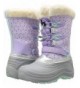 Snow Boots Nydia Girl's Outdoor Snow Boot - Lilac/Aqua - CI12O8WN3AQ $83.35