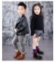 Snow Boots Kids' Boys' Girls' Side Zipper Ankle Boots Warm Plush Snow Boots (Toddler/Little Kid/Big Kid) - Brown - CV18HYG90M...