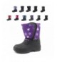 Snow Boots 1319 Purple Snowflakes 12 - CL17YU7NK7E $29.80