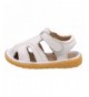 Sport Sandals Toddler Boy Girl Summer Outdoor Closed-Toe Leather Sandals - White-09 - CW18EQLZCU6 $30.51