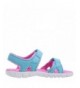 Sport Sandals Girls' Parker Double Strap Sport Sandal - Turquoise - CQ189XXW2LS $26.67