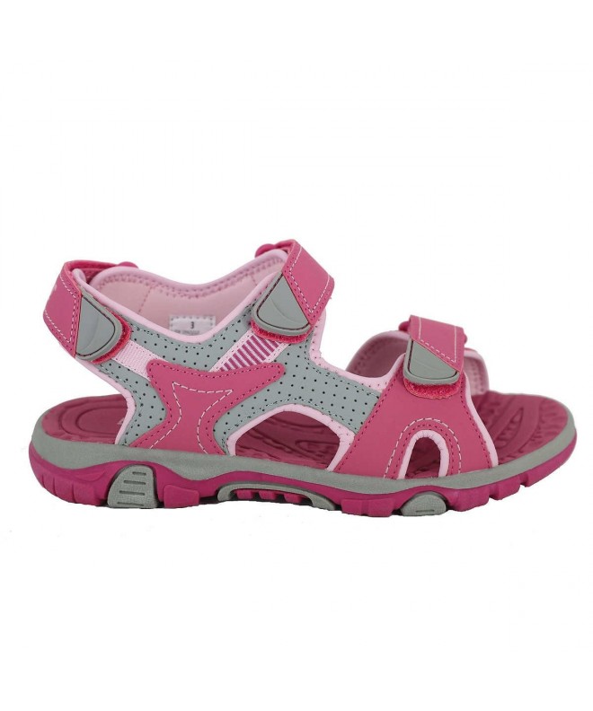 Sport Sandals Girls' River Sandal Pink/Grey - Pink - CV183RAEWSU $60.99