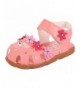 Sport Sandals Girls' Closed-Toe Summer Solid Flower Outdoor Sport Casual Sandals(Toddler/Little Kid) - Pink(five Flowers) - C...