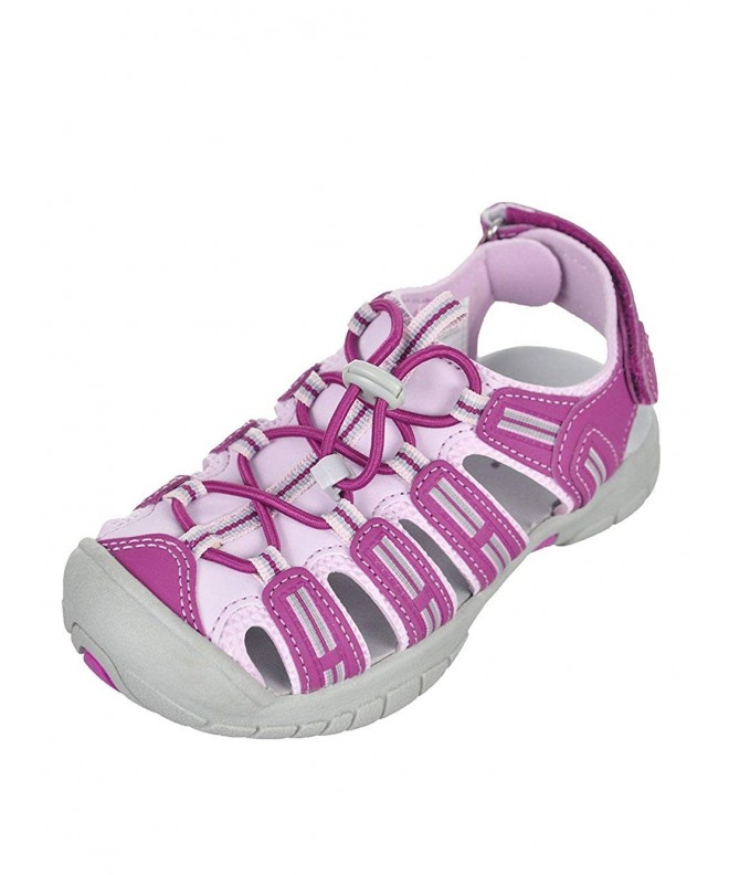 Sport Sandals Girls Pink/Purple Closed Toe Athletic Sandal - Pink/Purple - CW12FG1H9PN $42.66