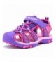 Sport Sandals Boys Girls Kids Closed-Toe Summer Outdoor Beach Sports Sandals(Toddler/Little Kid/Big Kid) - Purple(b) - CY18EW...