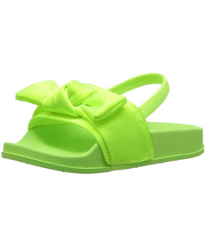 Sport Sandals Kids' Tsilky Slide Sandal - Citron - C118722U0WY $46.09