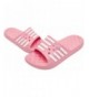 Sport Sandals Unisex/Kids' Starline Four Striped EVA Slide Slipper - Pink - CP189T7LYSK $16.90