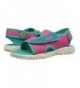 Sport Sandals Kids' Girls Anthias-KH Sandal - Pink/Turquoise - CB12O0BZQBM $25.71