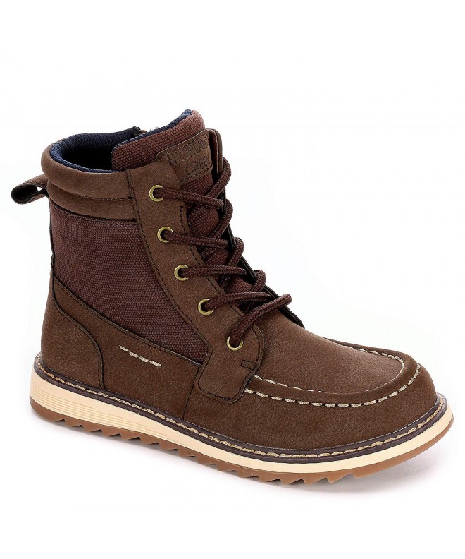 Boots Boys Beau High Top Boot Shoes - Brown - CF18IZ5GZE7 $46.22