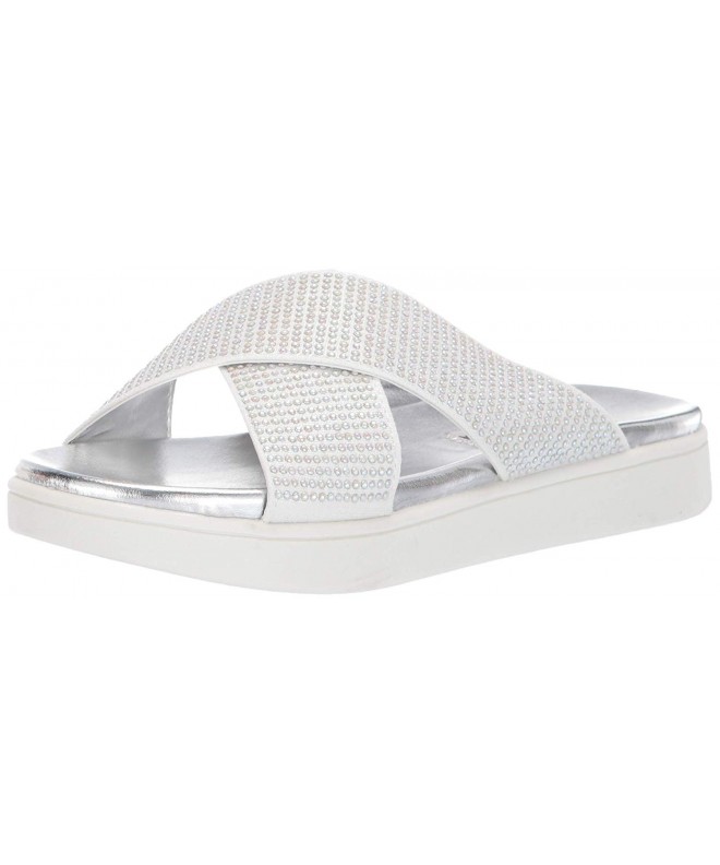 Sport Sandals Kids' Jfiery Slide Sandal - Silver - C518KHZY24Y $63.51