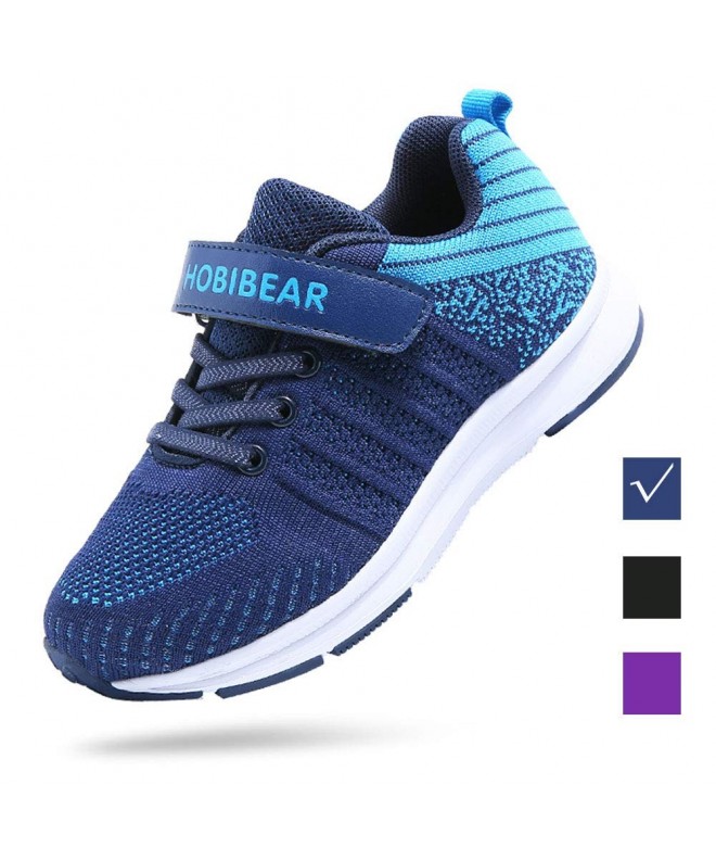 Trail Running Kids Tennis Shoes for Boys Breathable Running Shoes Girls Sneaker Lightweight - Blue - CZ18IH5WGQN $45.29