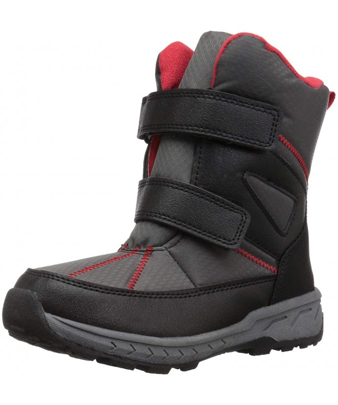 Boots Kids' Booth Ankle Boot - Black - CZ1809GWYET $56.43