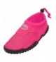 Water Shoes Kids' Slip-On Mesh Quick Dry Drawstring Non-Slip Water Shoe (Toddler/Little Kid/Big Kid) - Neon Fuchsia - CS18C95...