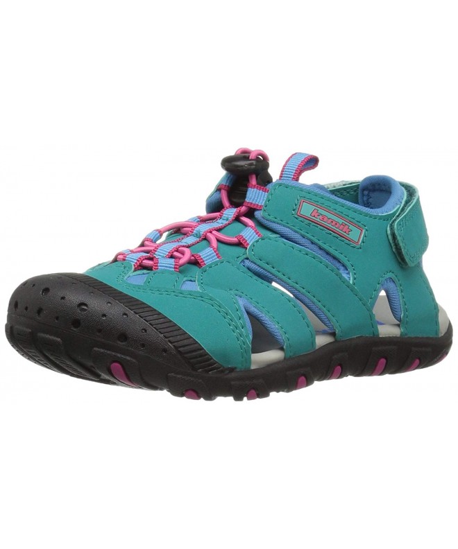 Water Shoes Kids' Oyster Sandal - Teal - C312KI8H42H $102.95