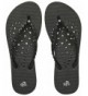 Water Shoes Girls Antimicrobial Shower Sandals - Black Rhinestone - CJ11U8E5IA1 $46.61