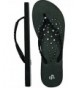 Water Shoes Girls Antimicrobial Shower Sandals - Black Rhinestone - CJ11U8E5IA1 $46.61