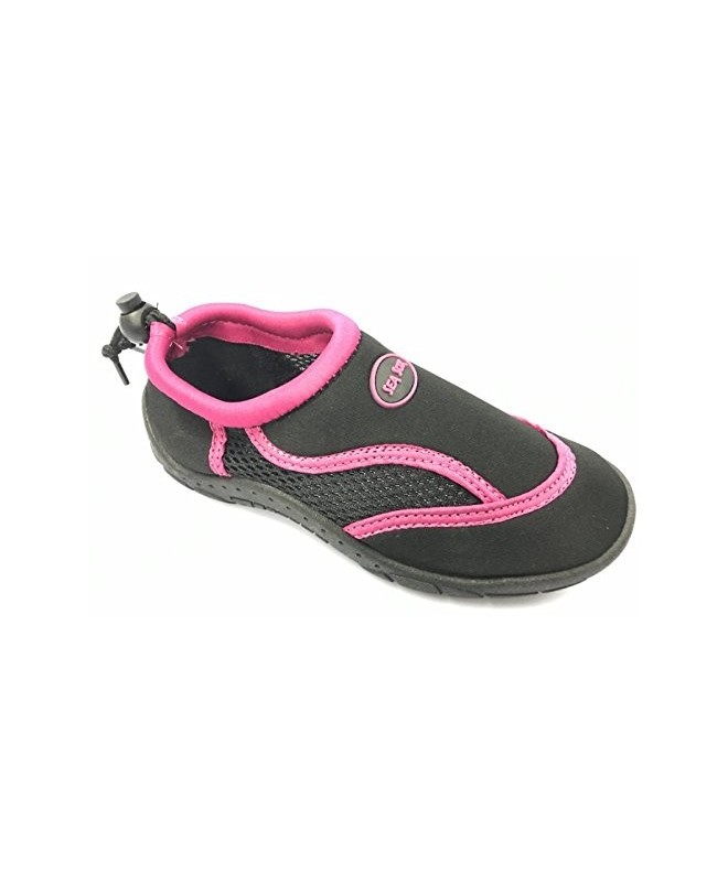 Water Shoes Childrens Kids Unisex Water Shoes - Black/Pink - CQ12O39O5P4 $23.17