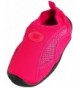 Water Shoes Kid's Flat Adjustable Heel Aqua Sock - Fuchsia 7909 - CT11NBNNPPH $34.82