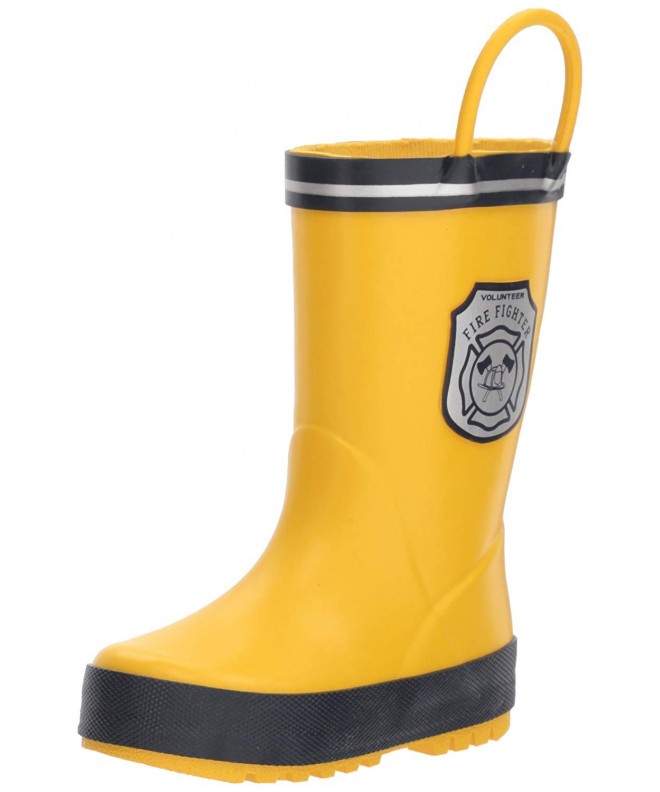 Boots Kids Mars Boy's Rain Boot - Yellow - CL186634R95 $43.81