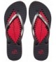 Water Shoes Girls' Antimicrobial Shower & Water Sandals for Pool - Beach - Camp and Gym - Pucker Up - Black/Red - CZ11U8EB40Z...