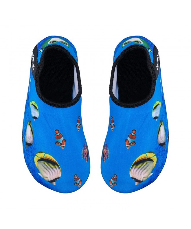 Water Shoes Kids Water Shoes - Barefoot Swim Water Shoes Quick Dry Non-Slip for Boys & Girls - CS18EM8TGQU $24.23